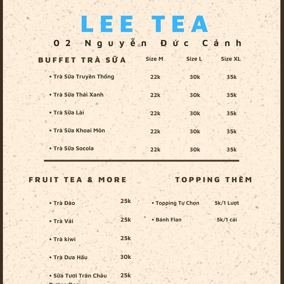 Lee Tea | Buon Me Thuot