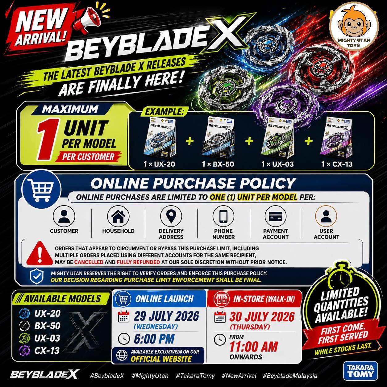 🚨 NEW ARRIVAL | BEYBLADE X 🚨 The latest Beyblade X releases are