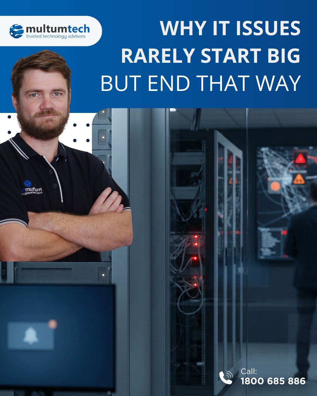 Most IT problems don’t appear... - Multum Tech Pty Ltd | Facebook