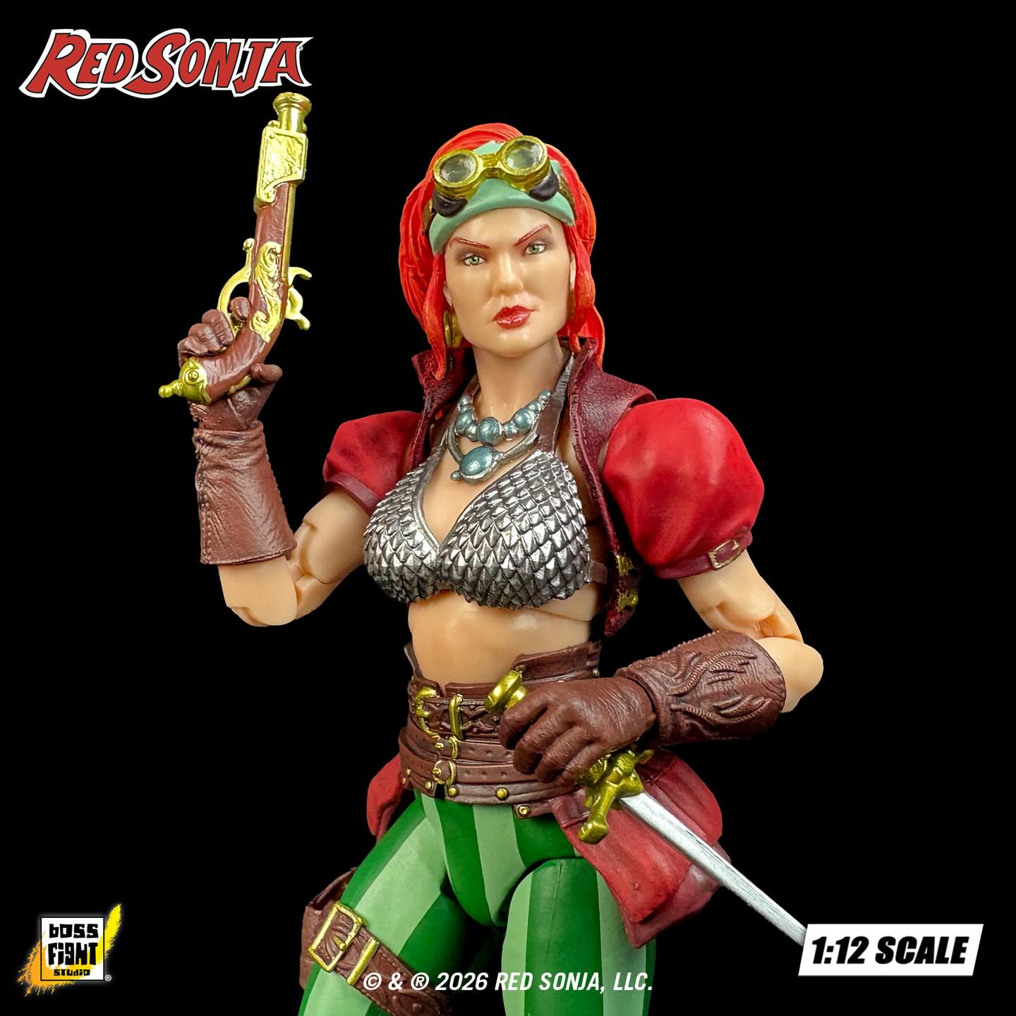 🗡️1:12 STEAMPUNK LEGEND RED SONJA🗡️ The Legend is almost upon