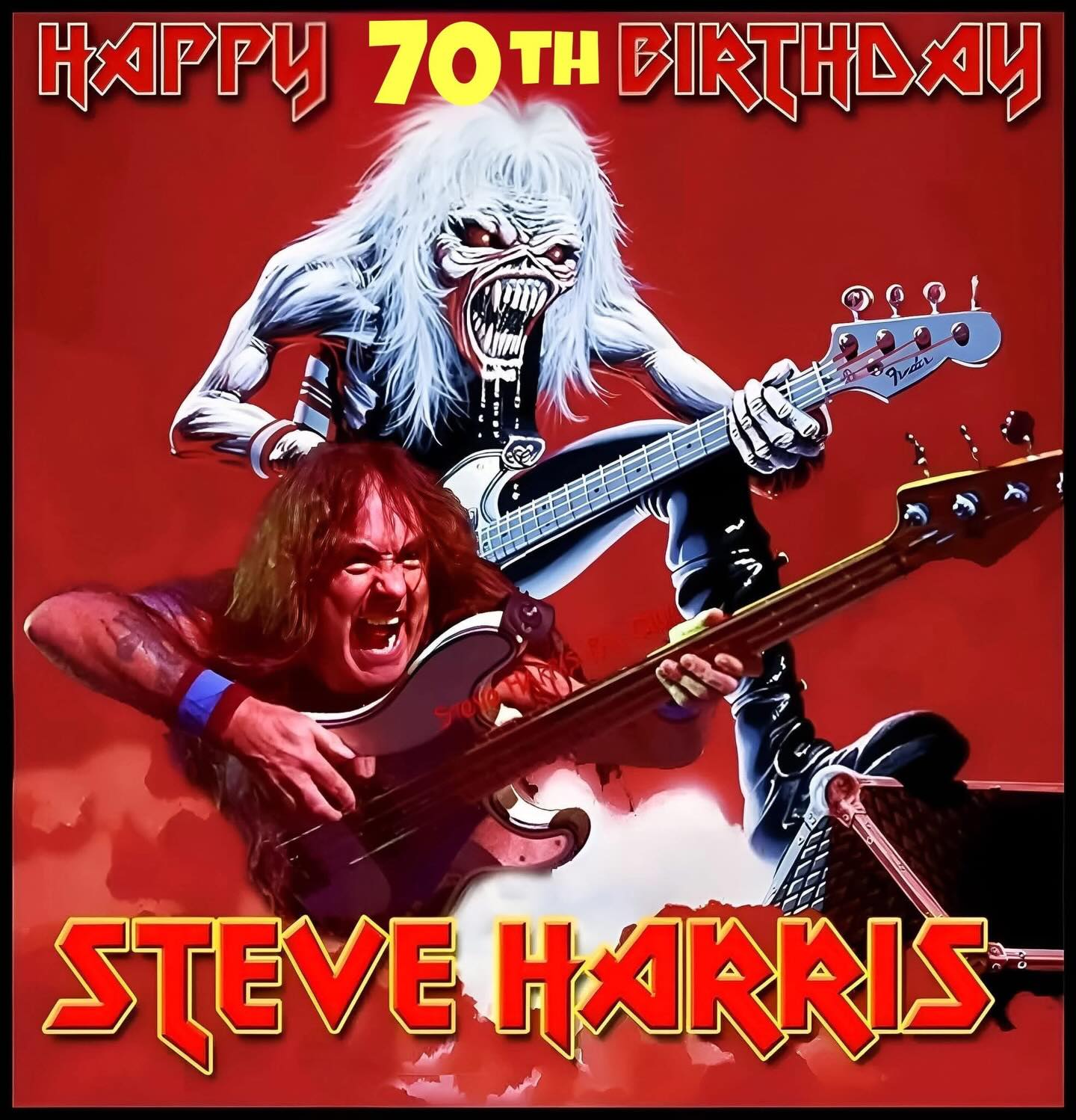 Happy 70th Birthday to Steve Harris
