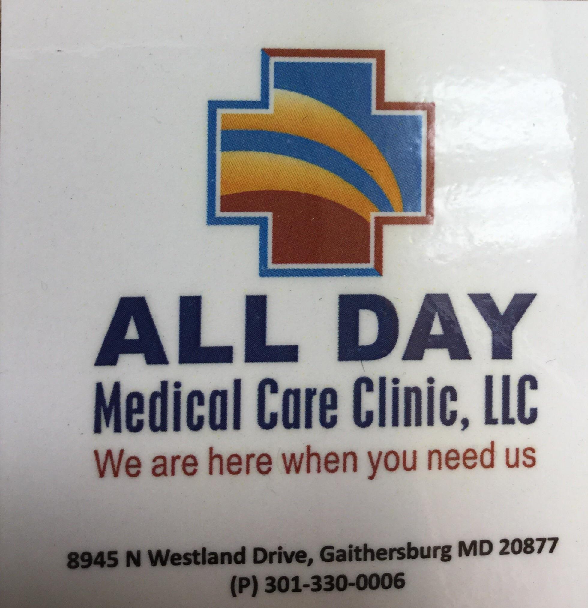 All Day Medical Care Clinic, Llc Gaithersburg MD