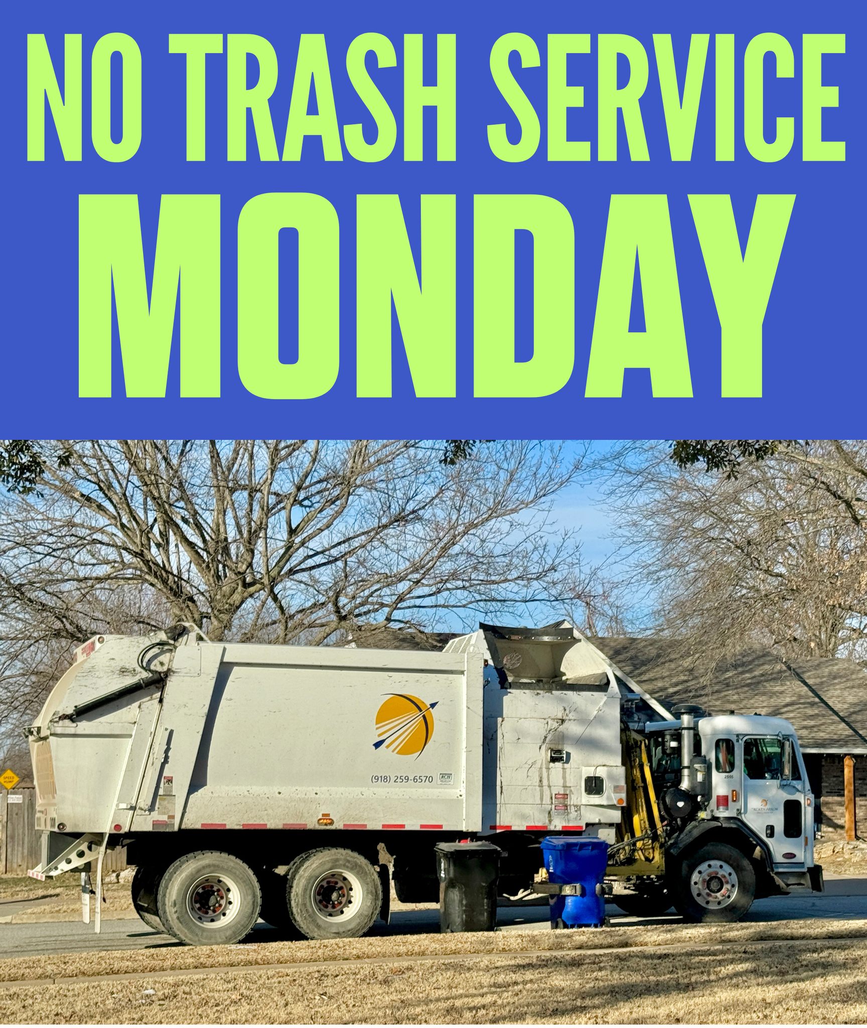 BA Buzz - NO TRASH SERVICE MONDAY: City of Broken Arrow... | Facebook