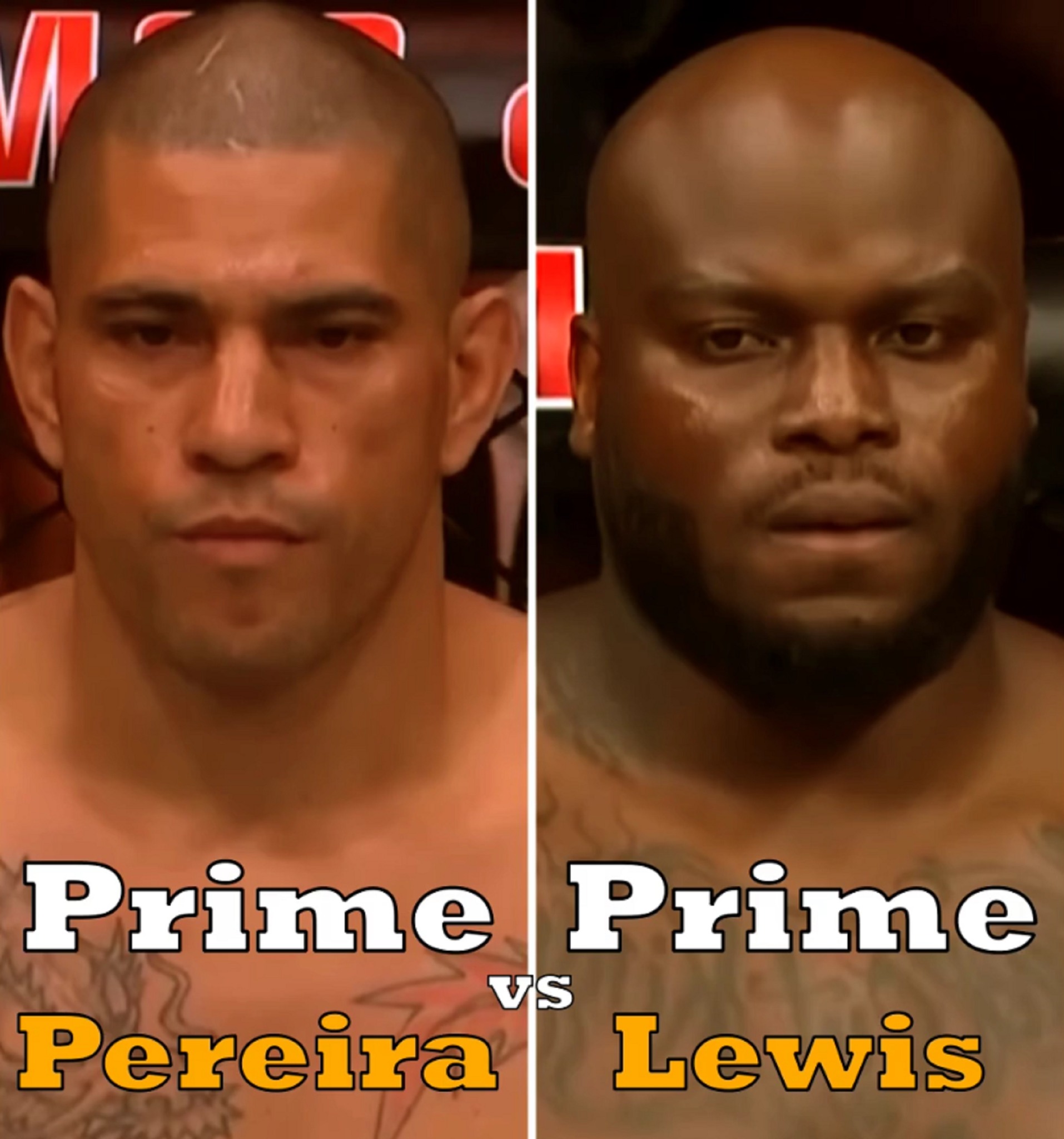 Fantasy matchup: Prime Alex Pereira vs Prime Derrick Lewis. 🏆🥇