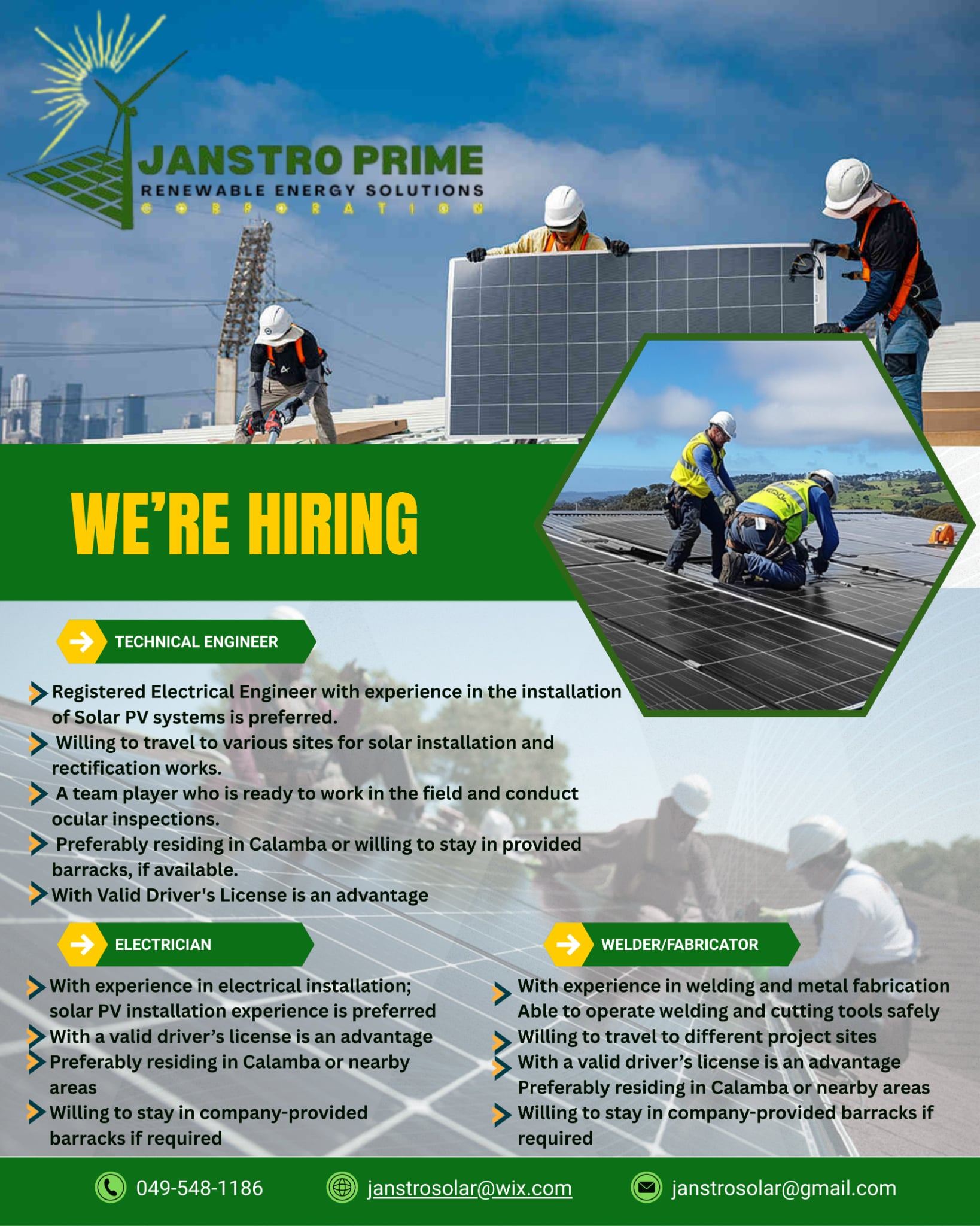 Janstro Solar | Calamba