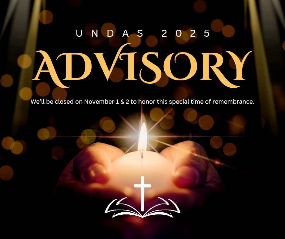 Green - 🕯️ Undas 2025 Advisory 🕯️ In observance of All Saints’ Day and ...