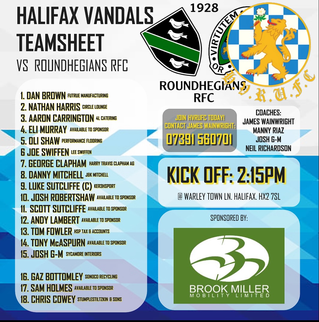 Your Vandals to take on... - Halifax Vandals RUFC | Facebook