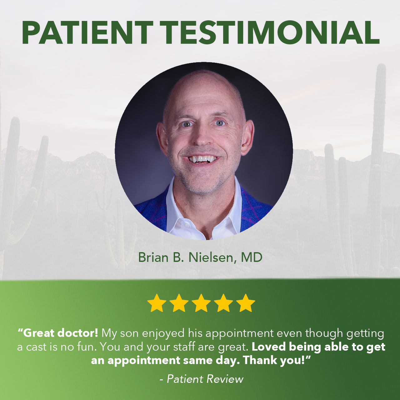 A caring approach makes... - Tucson Orthopaedic Institute | Facebook