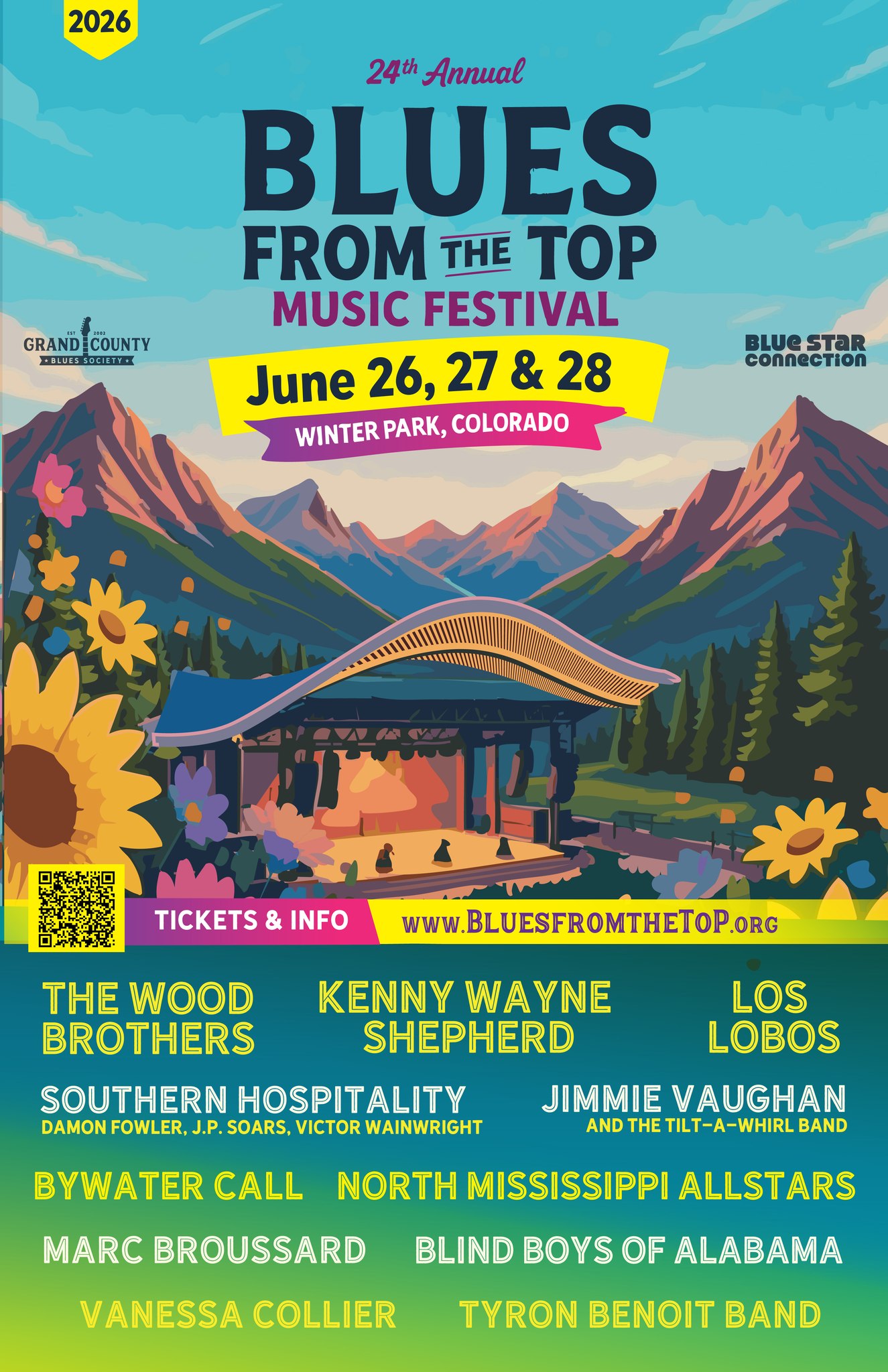 2026 TICKETS ON SALE NOW! ?✨ The 24th Annual Blues From The Top 
