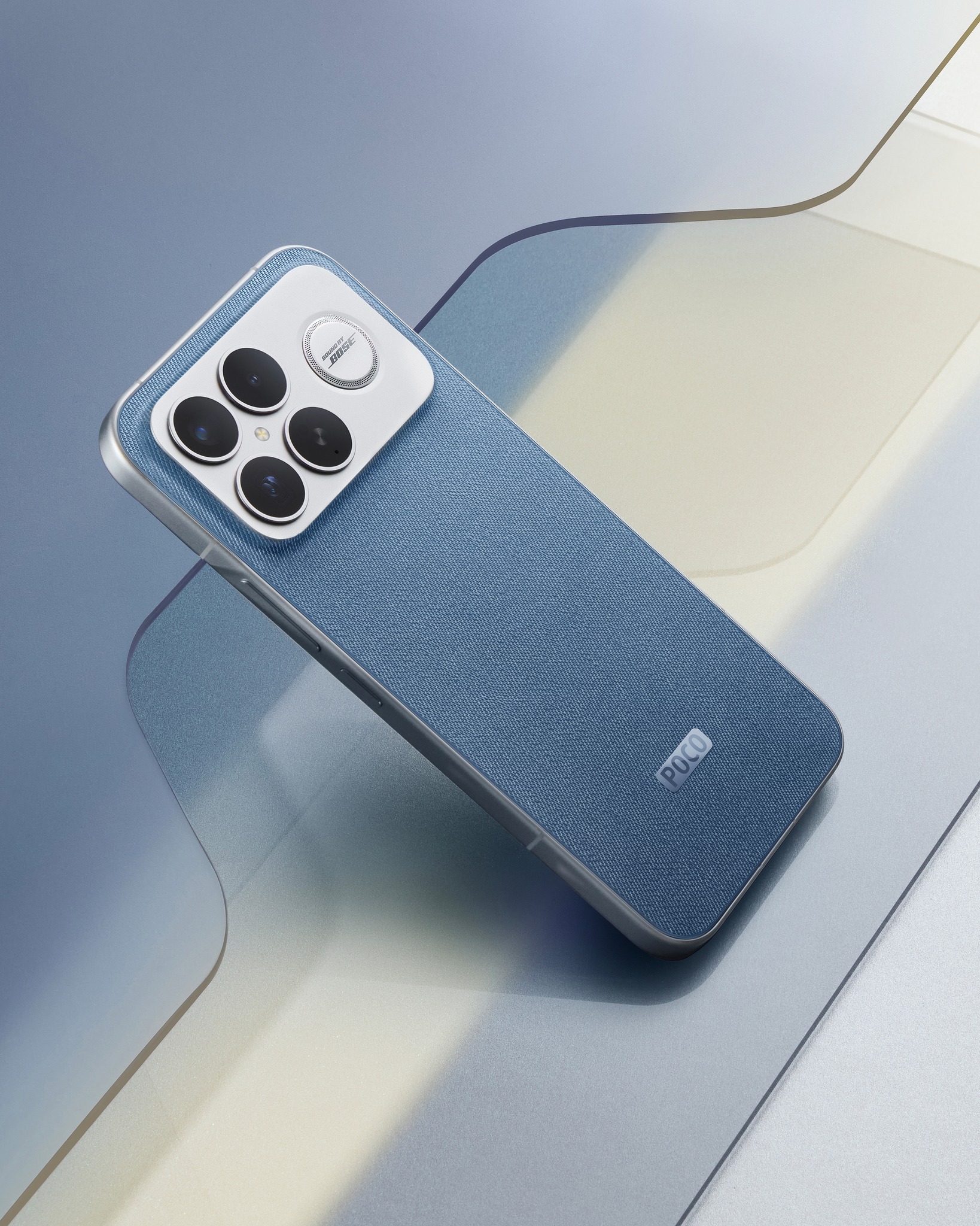 Not just a color — a statement. 🔵 Denim Blue POCO F8 Ultra, made