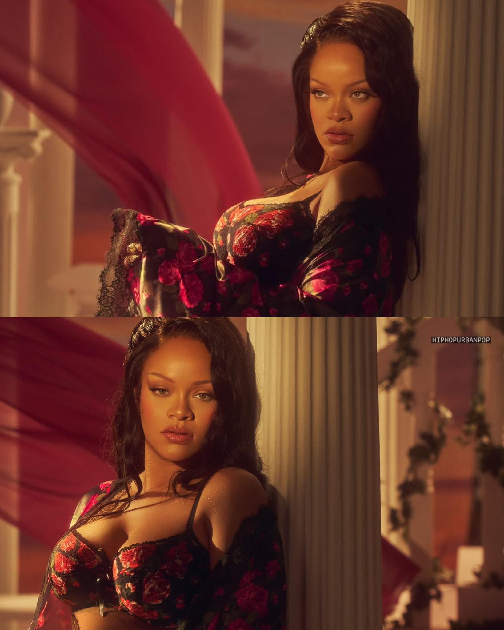 Rihanna modeling the Valentine