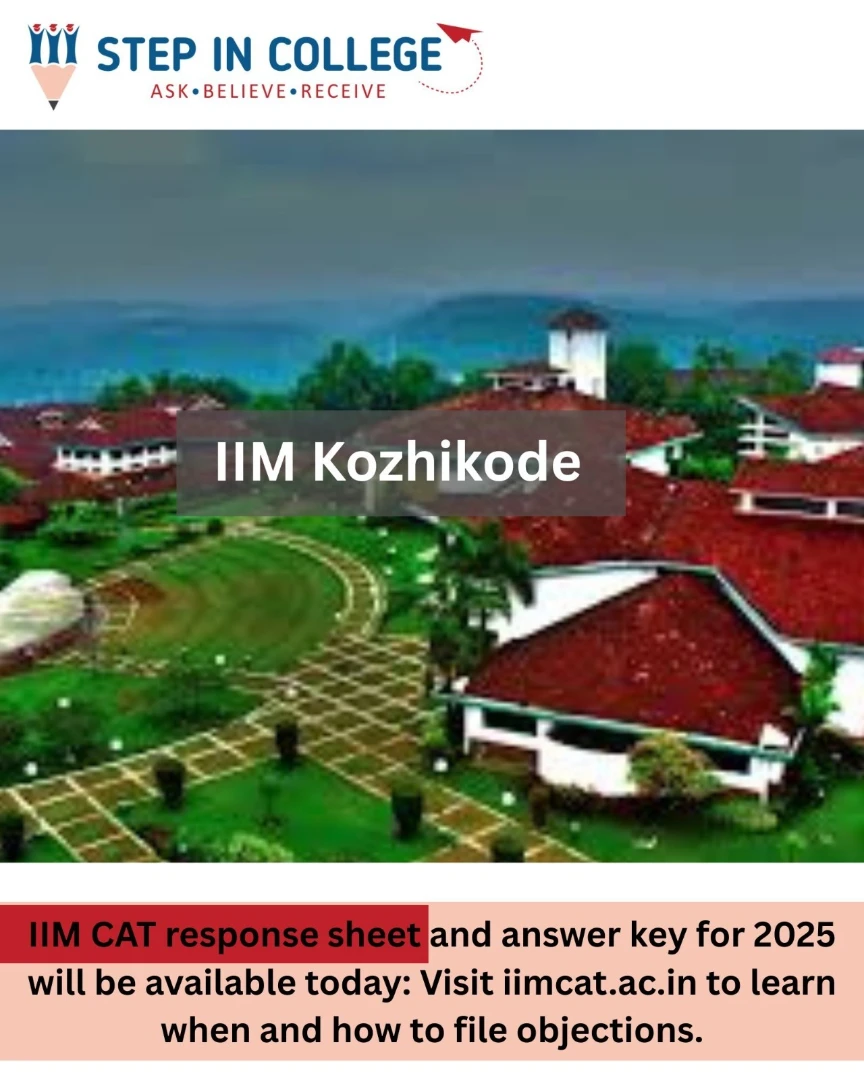 Stepincollege - 🚨 cat 2025 answer key & response sheet out today! iim-k ...