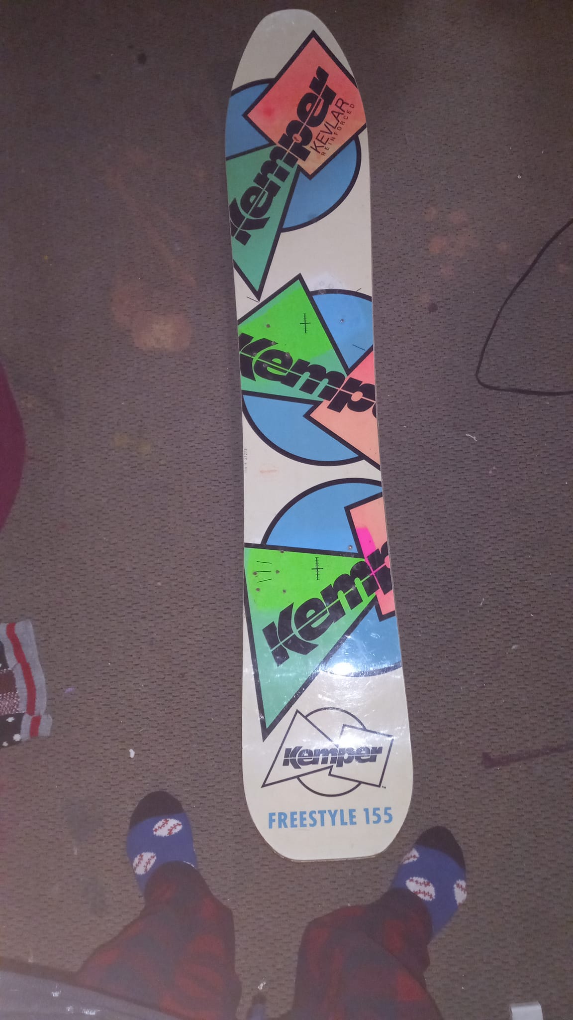 Kemper 155 snowboard from 1989 for sale