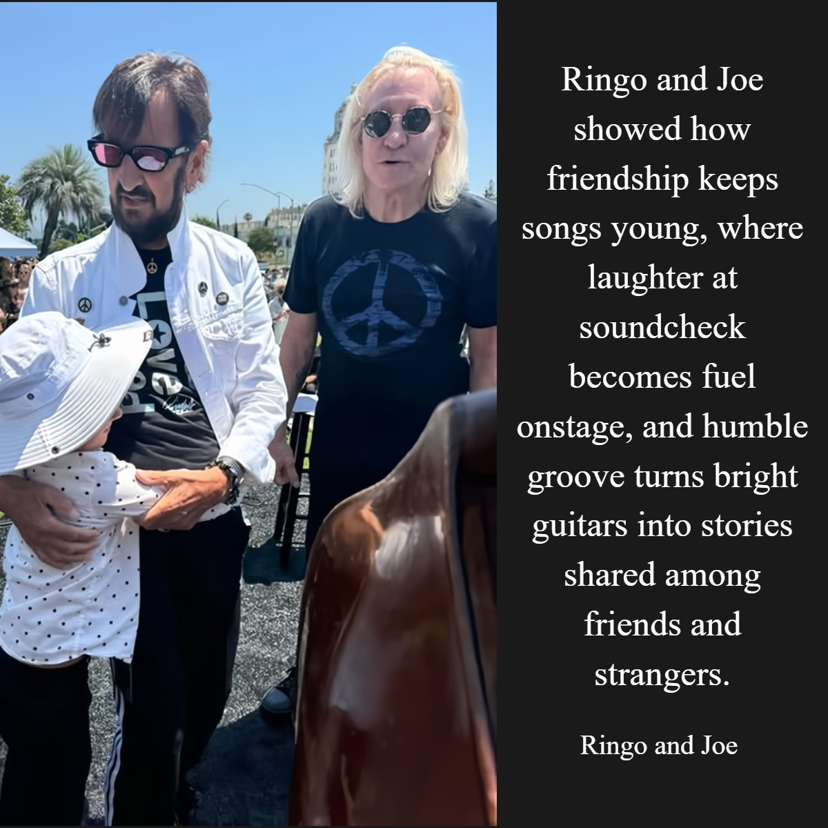 Rock - Ringo Starr and Joe Walsh built an easy camaraderie that ...
