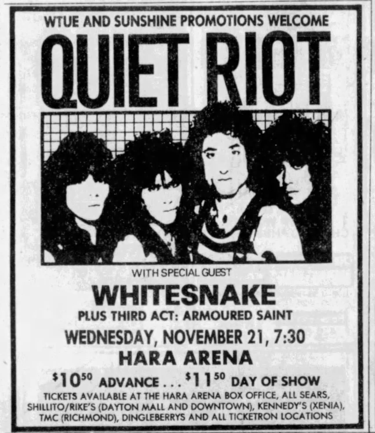 On this date in 1984: Quiet Riot brought the 'Condition Critical