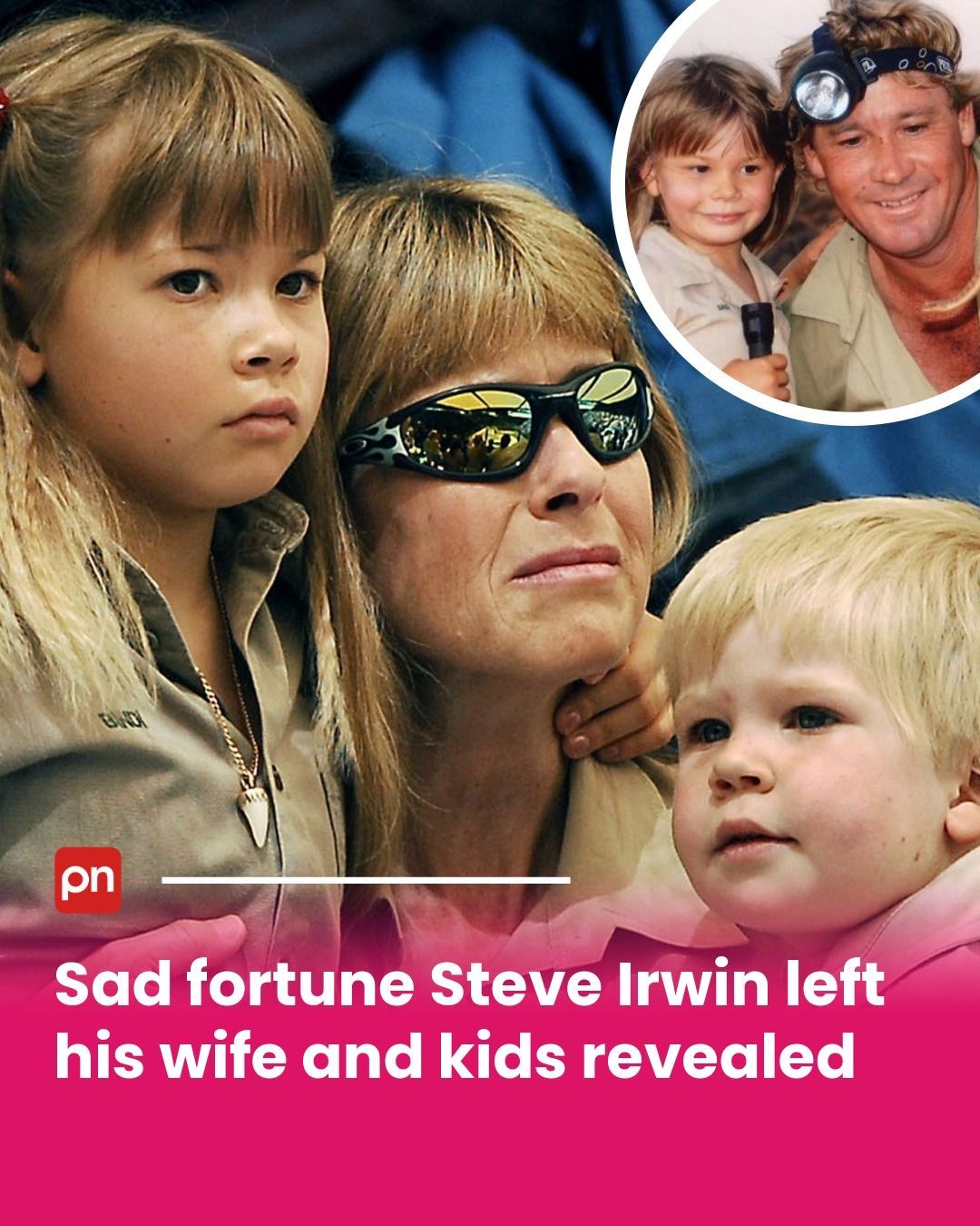 PerthNow - Steve Irwin's sudden death left his young family in a ...