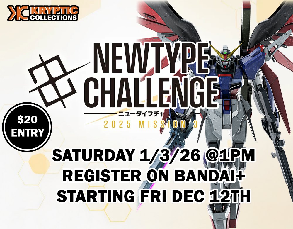 Kryptic - GUNDAM CARD GAME NEWTYPE CHALLENGE 2025 MISSION 3 The next ...