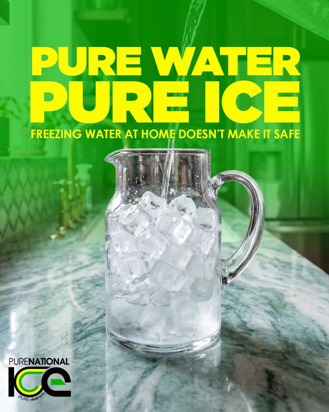 A common misconception: freezing water... - Pure National Ice | Facebook
