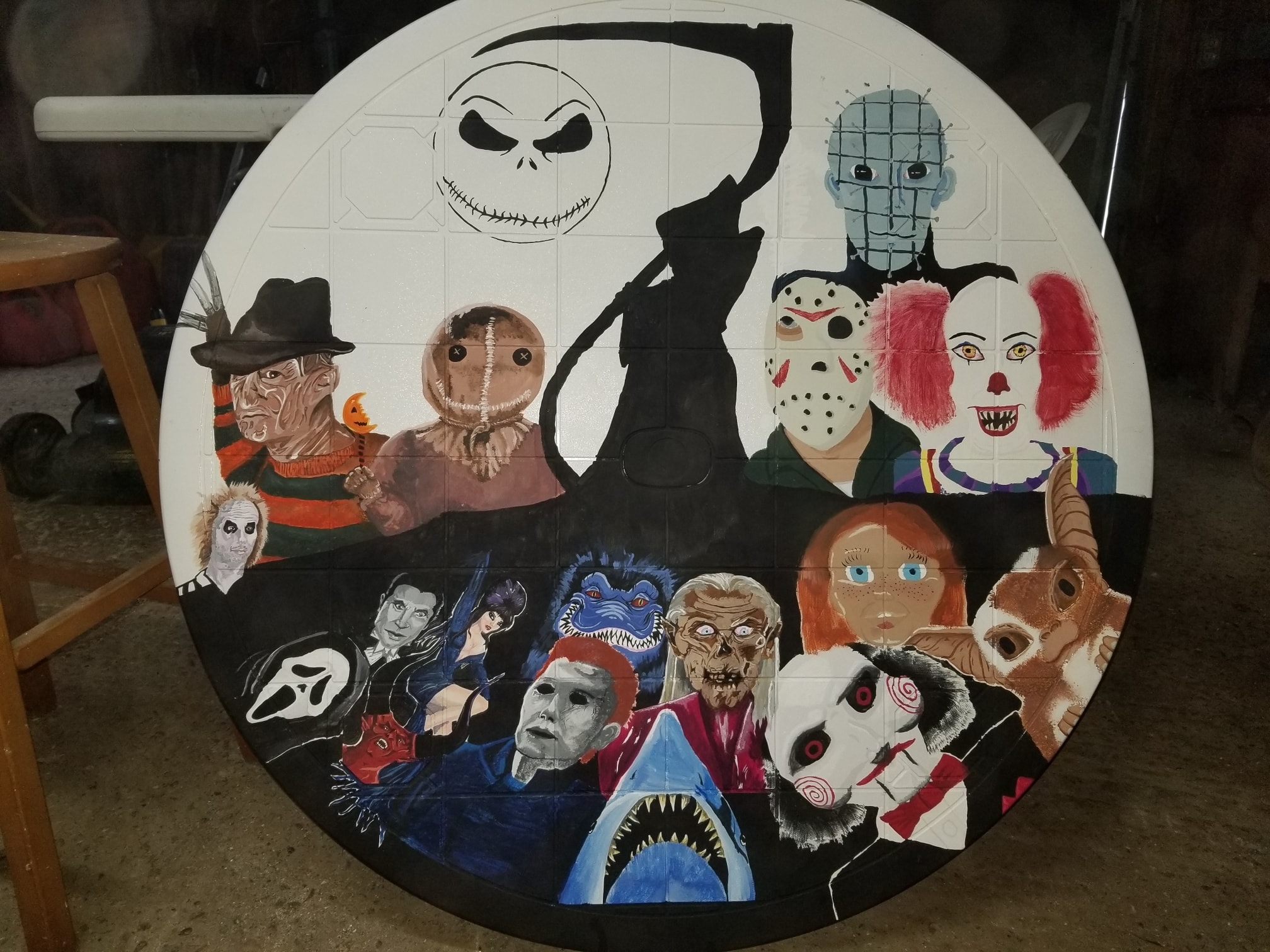 This is the Horror Icon table my... - RandomArt & Creations