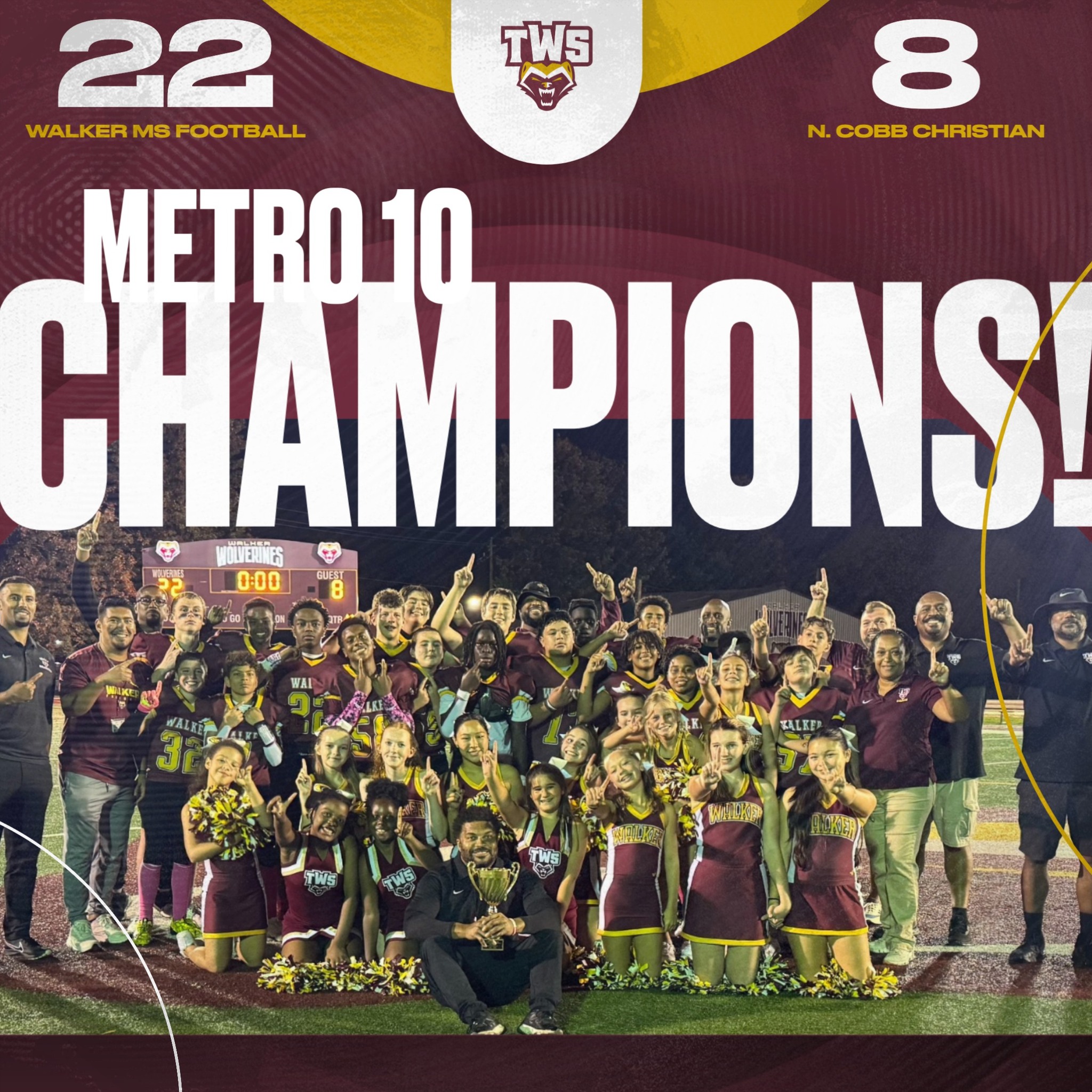 Walker - The Walker MS Football team finished up a perfect season last ...