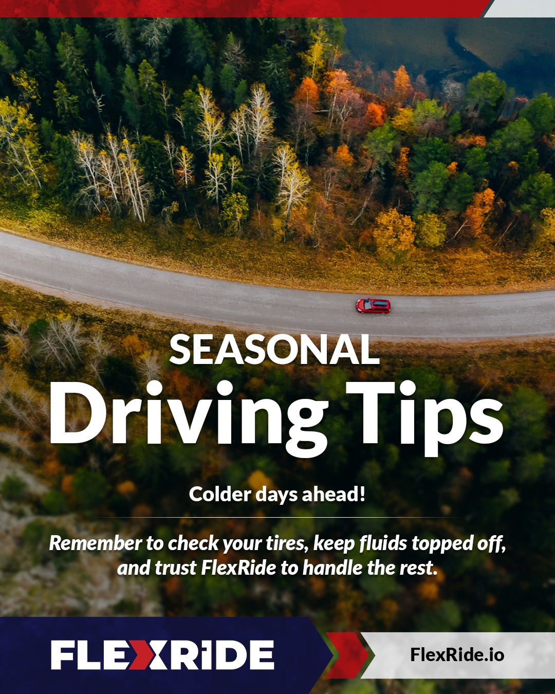 FlexRide - 🍂 Fall Driving Tips with FlexRide Watch for... | Facebook
