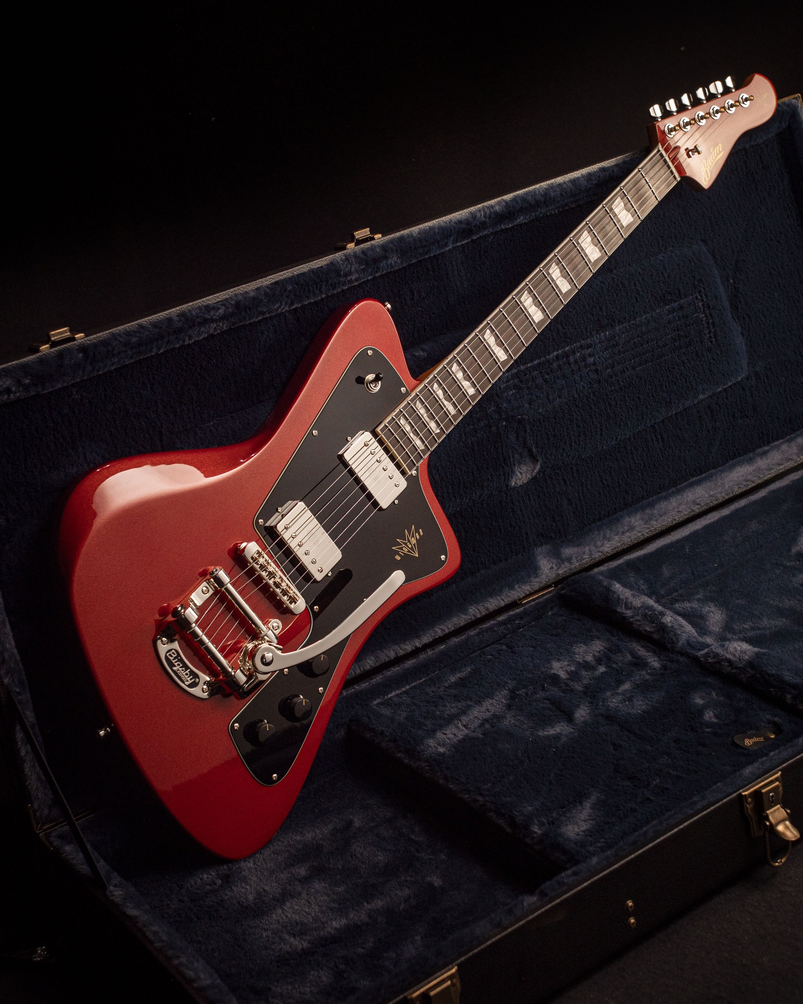 【直接限定】Baum Guitars Wingman Burgundy Mist 😍 NEW Wingman Deluxe Collection! Styled in 3 colors: Burgundy