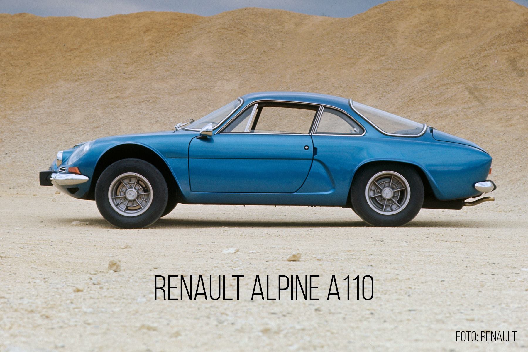イマイ　当時　RENAULT ALPIN-4 AA2-B TURBD The Legendary Renault Alpine A110 shape on a Spaceframed chassis