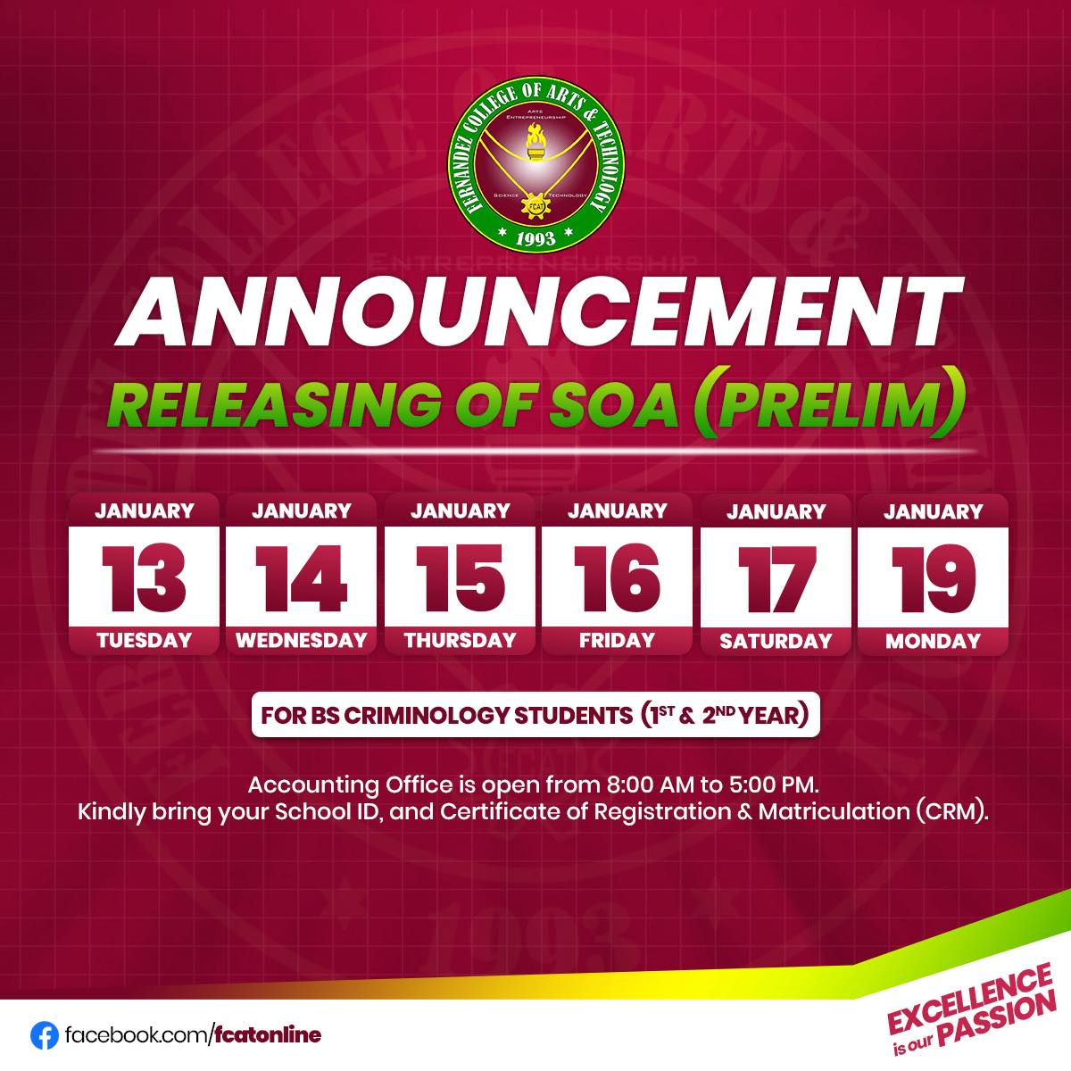 FCAT online | Baliuag