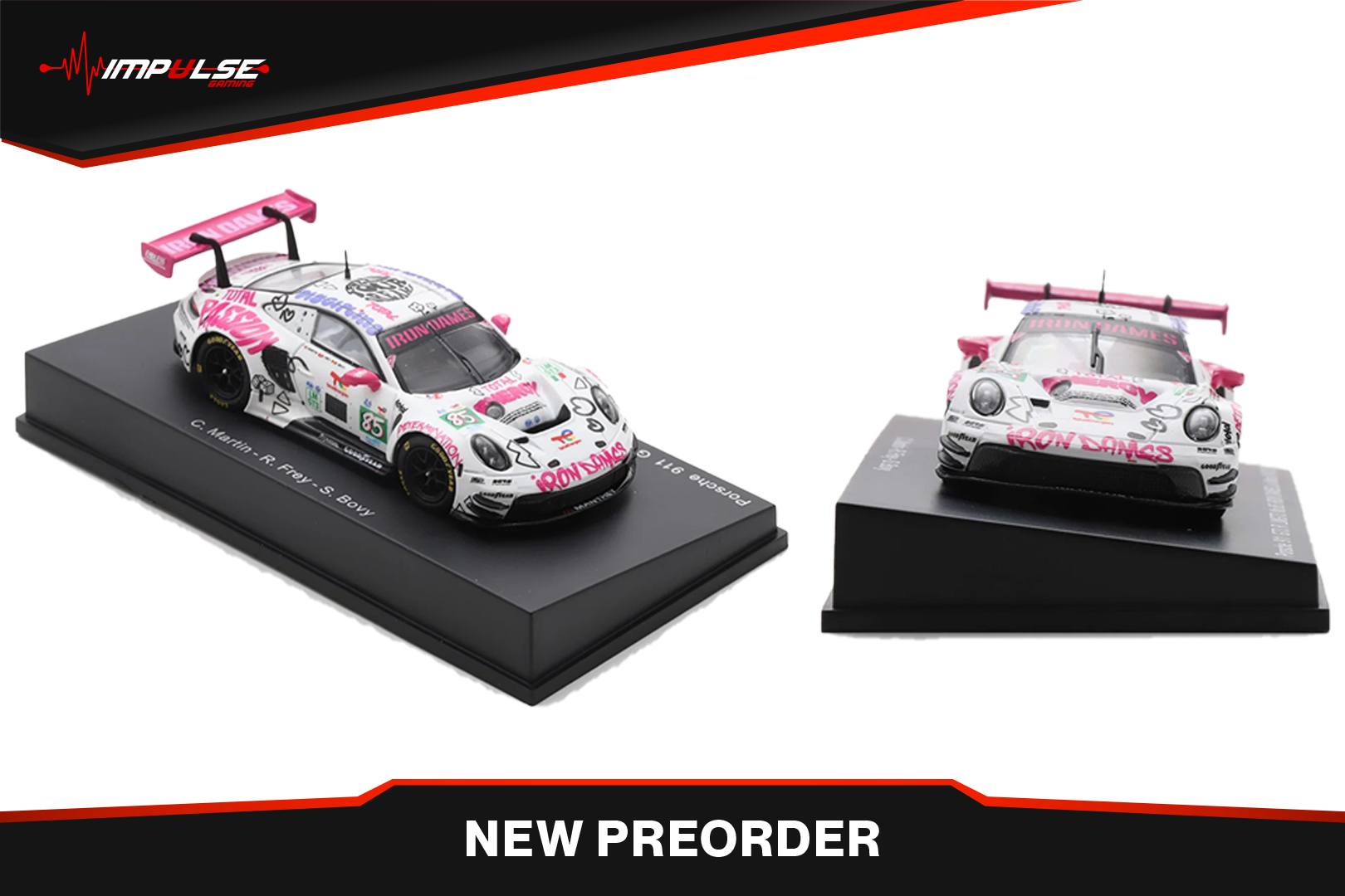 🏎 Spark 🏎 ➡️ 64S076: Porsche 911 GT3 R LMGT3 No.85 IRON DAMES