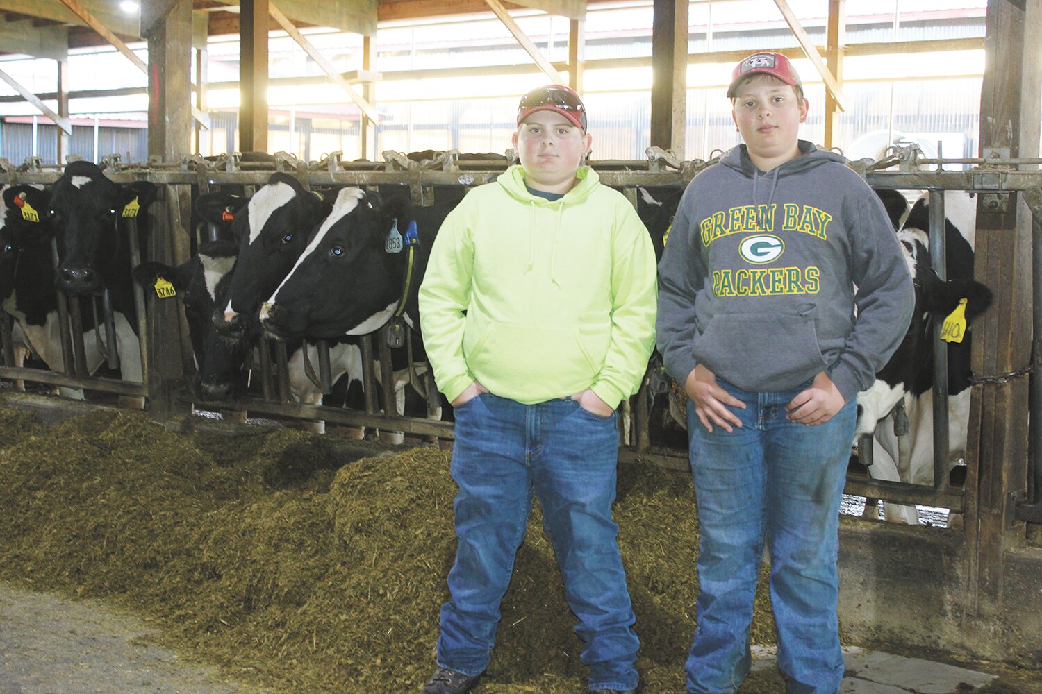 Dairy - Delton and Timothy Kenealy are growing up, side-by-side, on ...