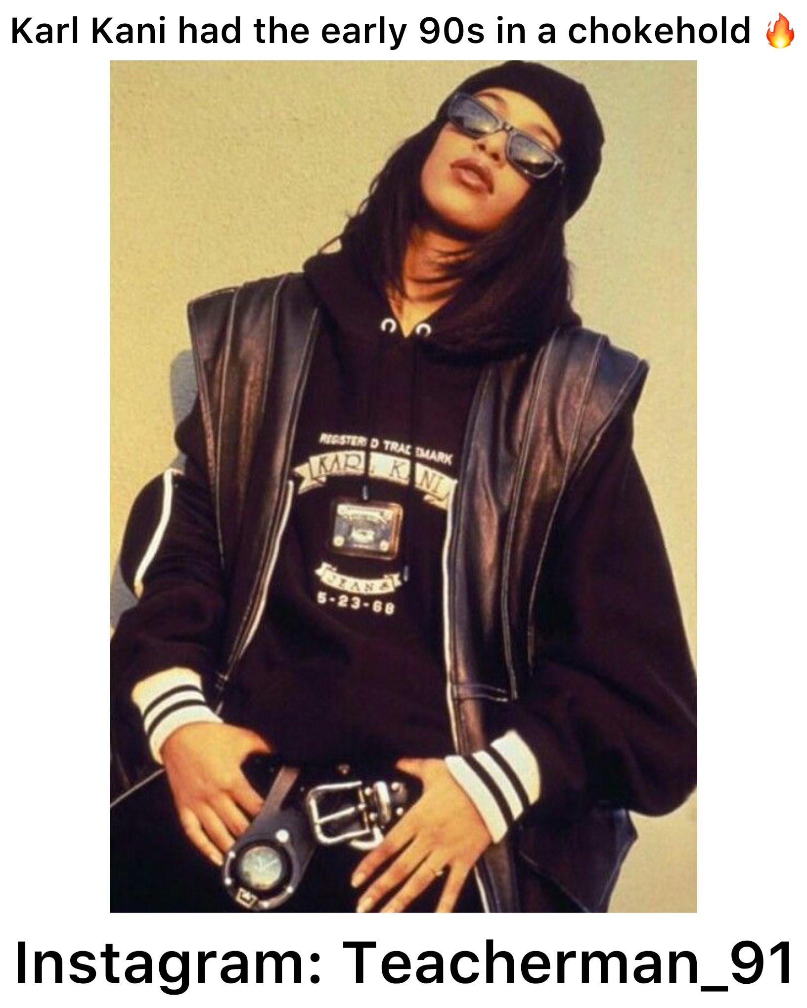Karl Kani had the early 90s in a chokehold 🔥