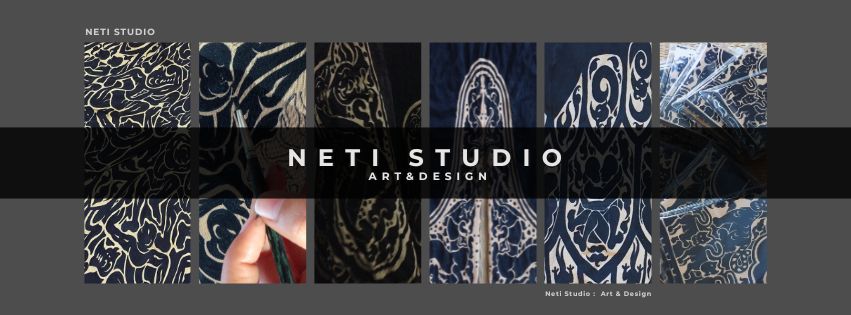 ถุงน่องเพ้นท์ลายสัก : Neti Studio - Arts&Design | Chiang Mai