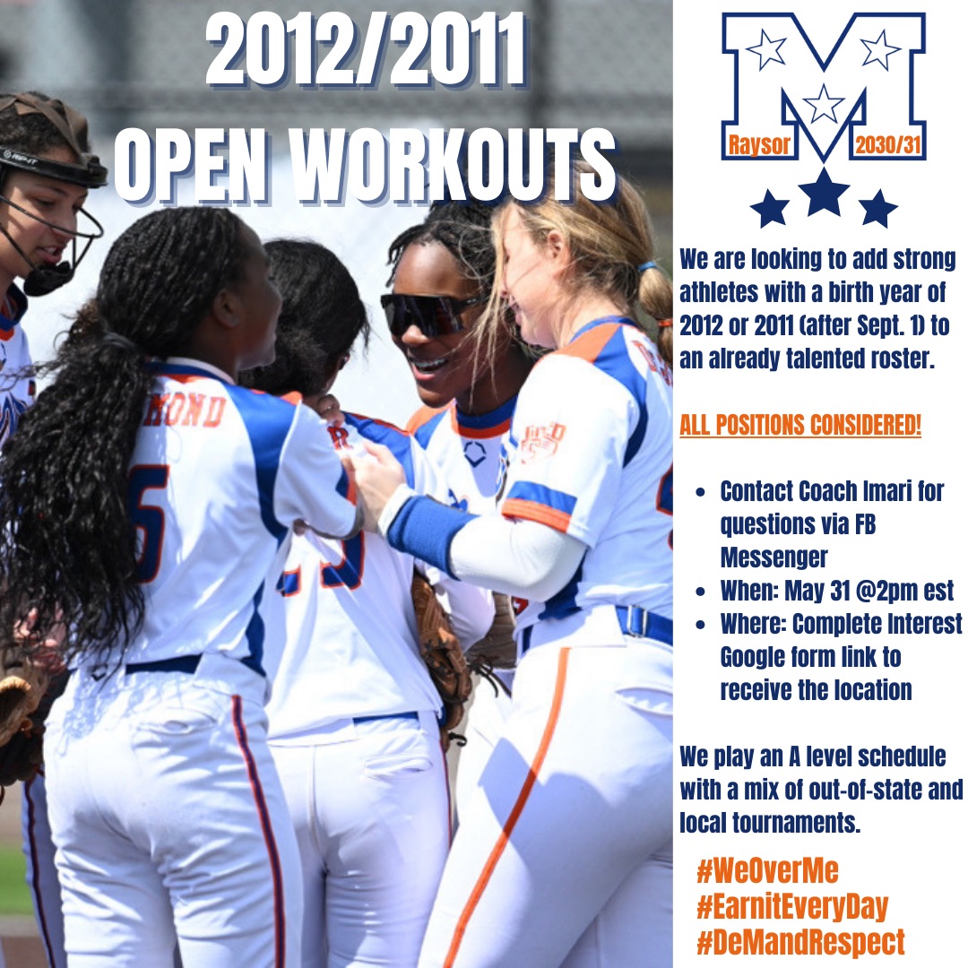 Mojo Raysor 2030/31 Open Workouts