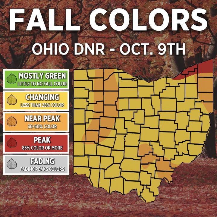 James - ‼️ 🍁🍂 FALL COLORS STARTING TO PEAK… According to the Ohio DNR ...