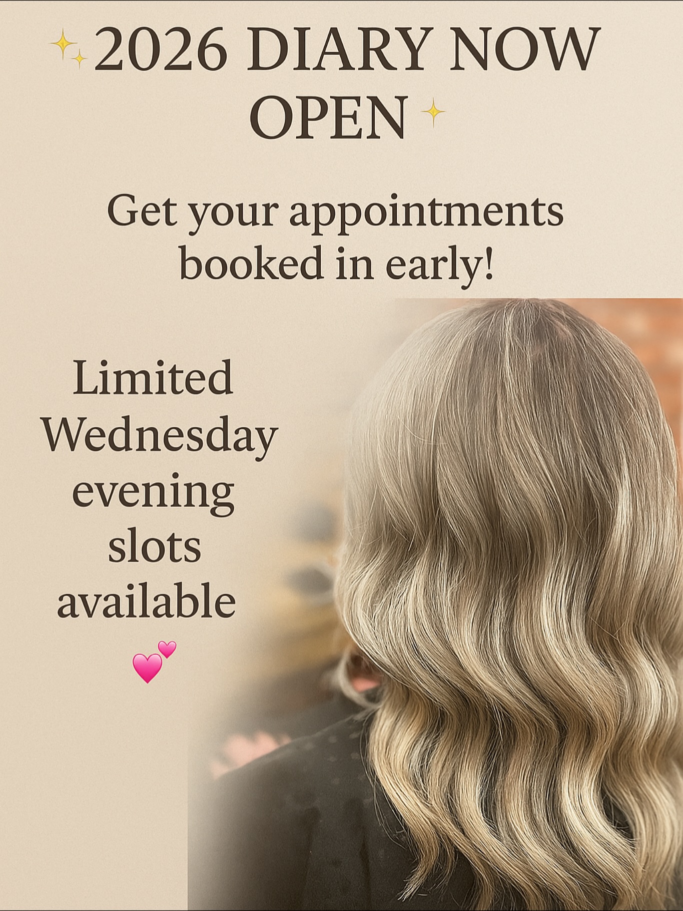 Hair - My 2026 Diary is Now Open! I know so many of you like to pre ...
