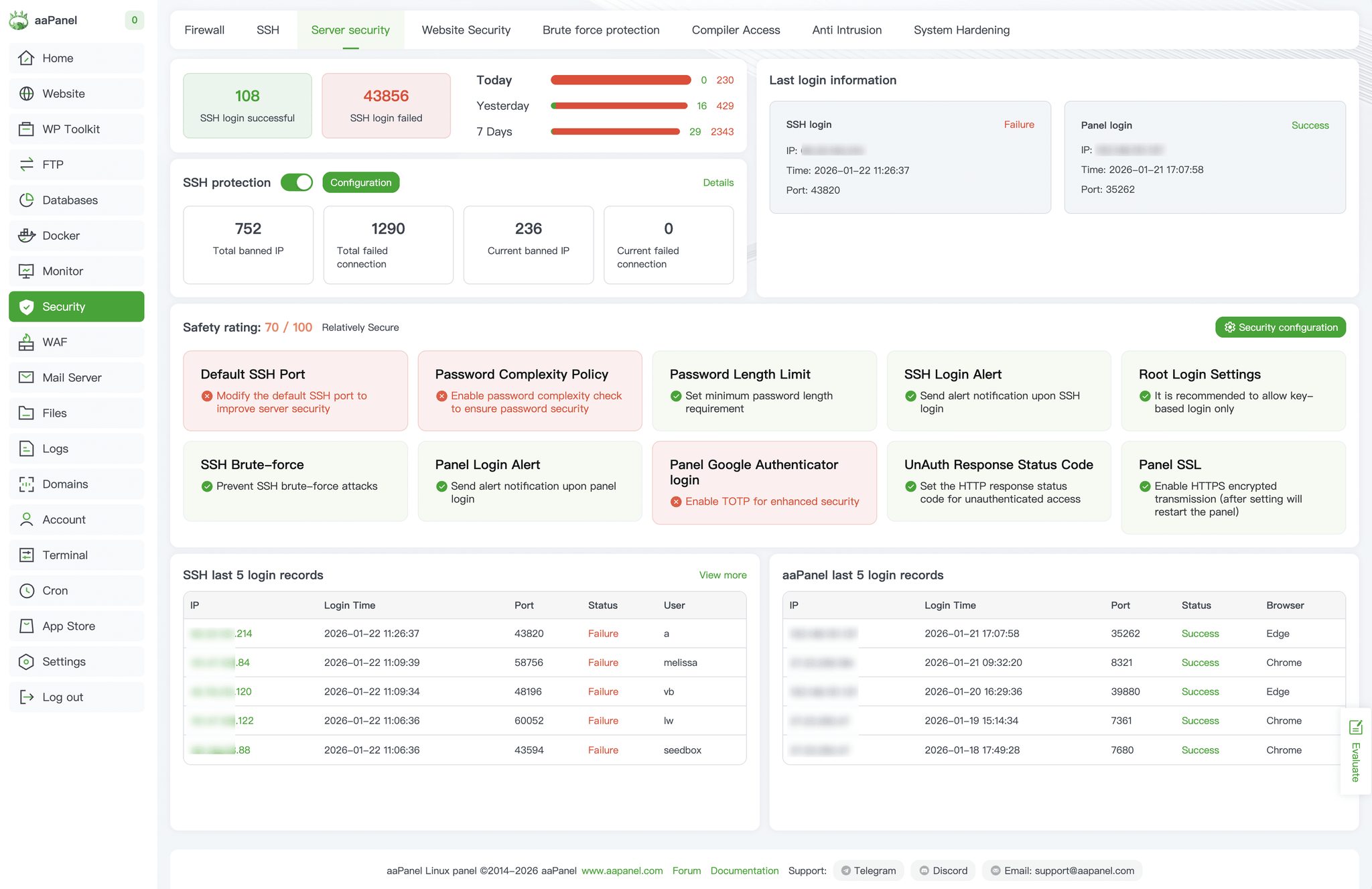 VPS & hosting ở đâu ngon? | aaPanel v7.64.0 - Released on January 22 ...