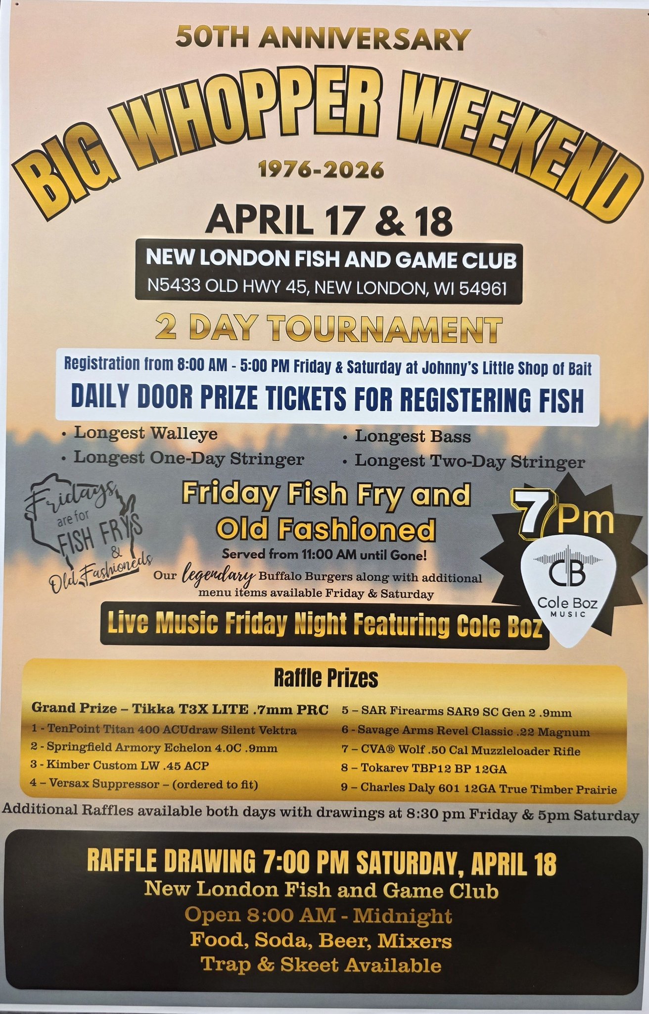 New - We are excited to announce this year's Big Whopper Weekend!! 🐳 ...