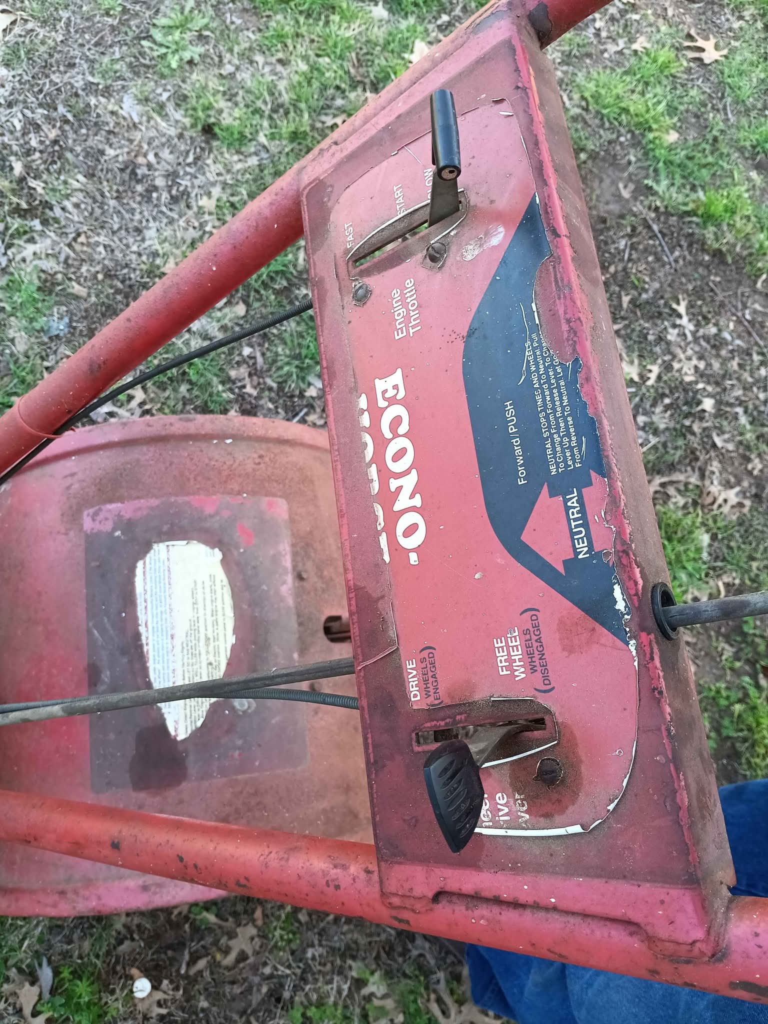 Roto Tiller For Garden Troy Bilt 21AE682L766 Big Red Roto-Tiller (2005 ...