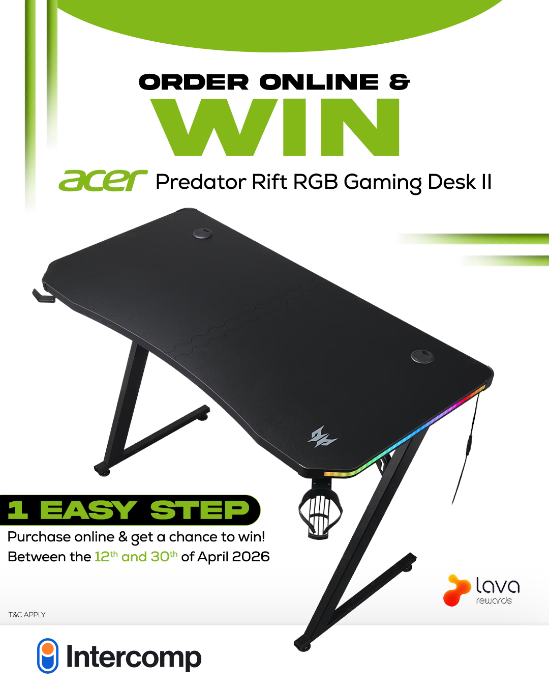 ✨ Order online between 12–30 April for your chance to WIN an Acer