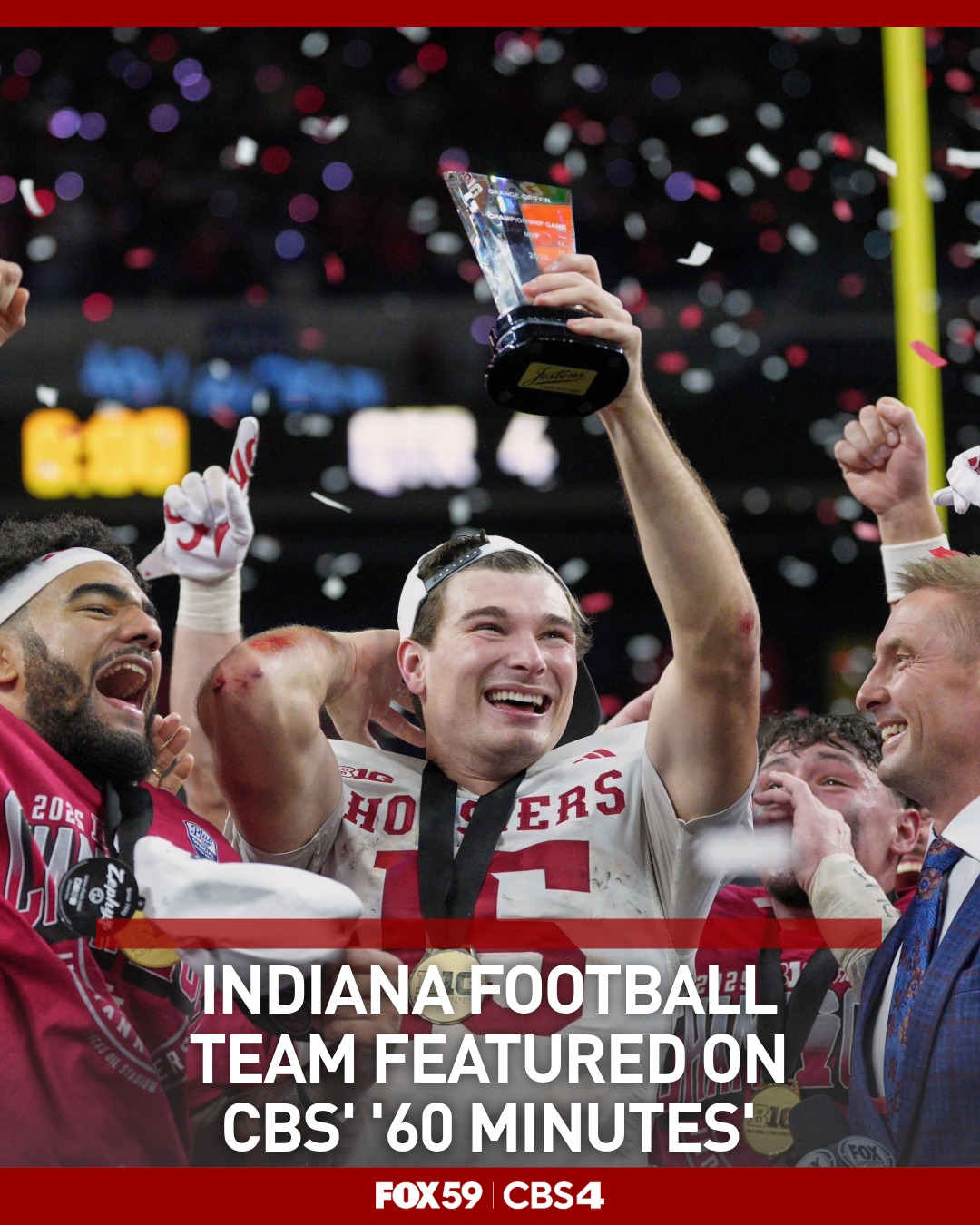 CBS4 Indy - The Indiana football team was featured on an... | Facebook
