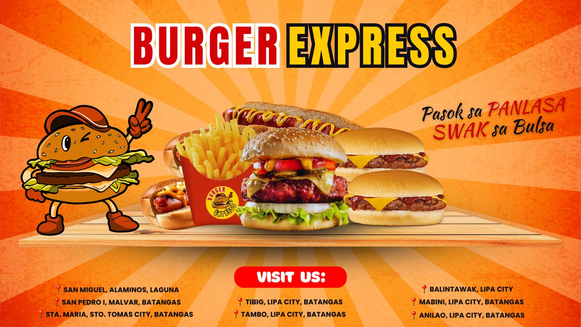 Burger Express Philippines | Lipa City