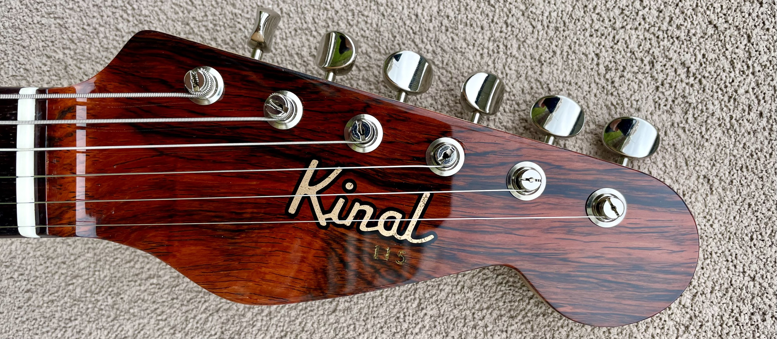 Kiesel - DC600 (Lefty) in vintage yellow cali-burst over flamed