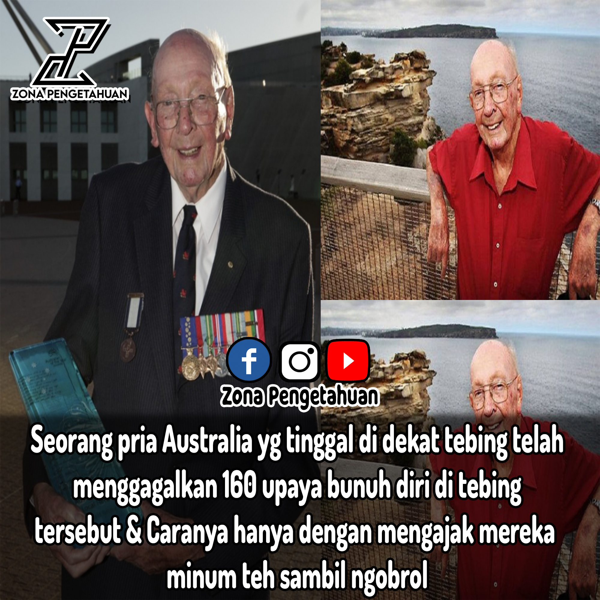 Seorang kakek bernama Don Ritchie... - Zona Pengetahuan | Facebook