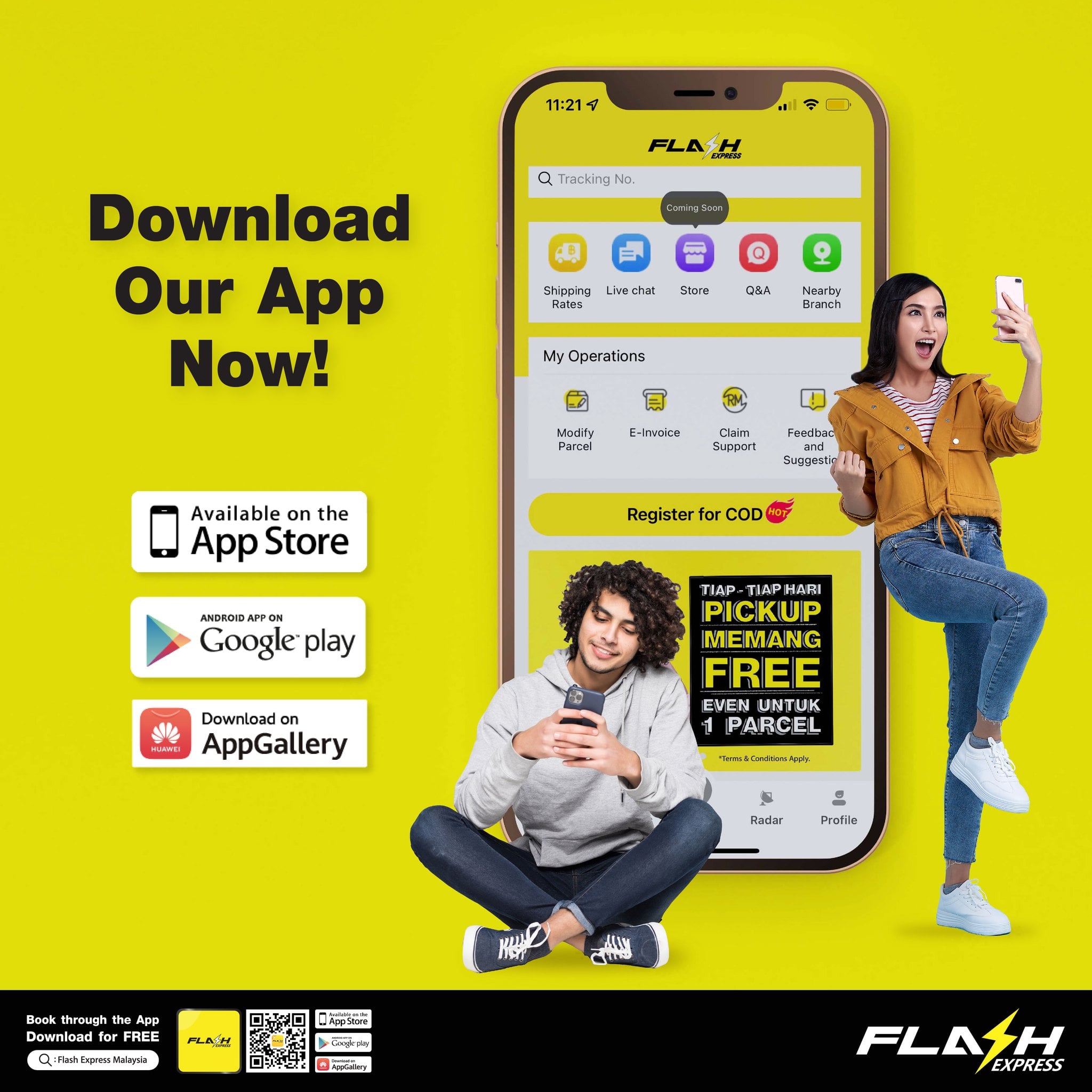 ⚡️Scheduling your FREE pick-up... - Flash Express Bintulu | Facebook