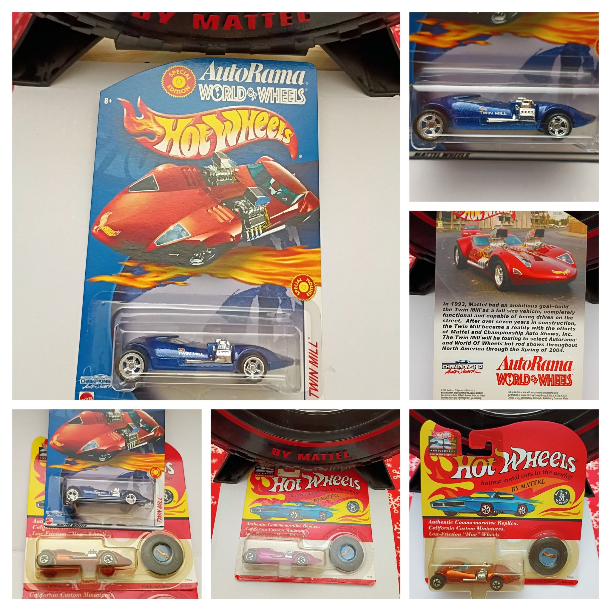 Hot Wheels 2024 Twin Mill - Legends Tour Mobil 1 | Hot Wheels® Die