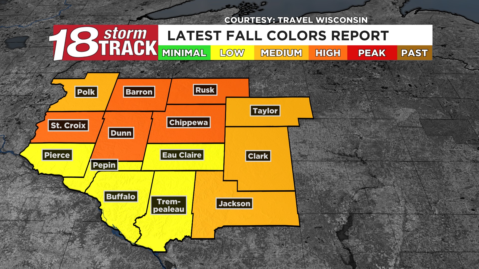 WQOW News 18 - Here's a look at the fall colors update... | Facebook