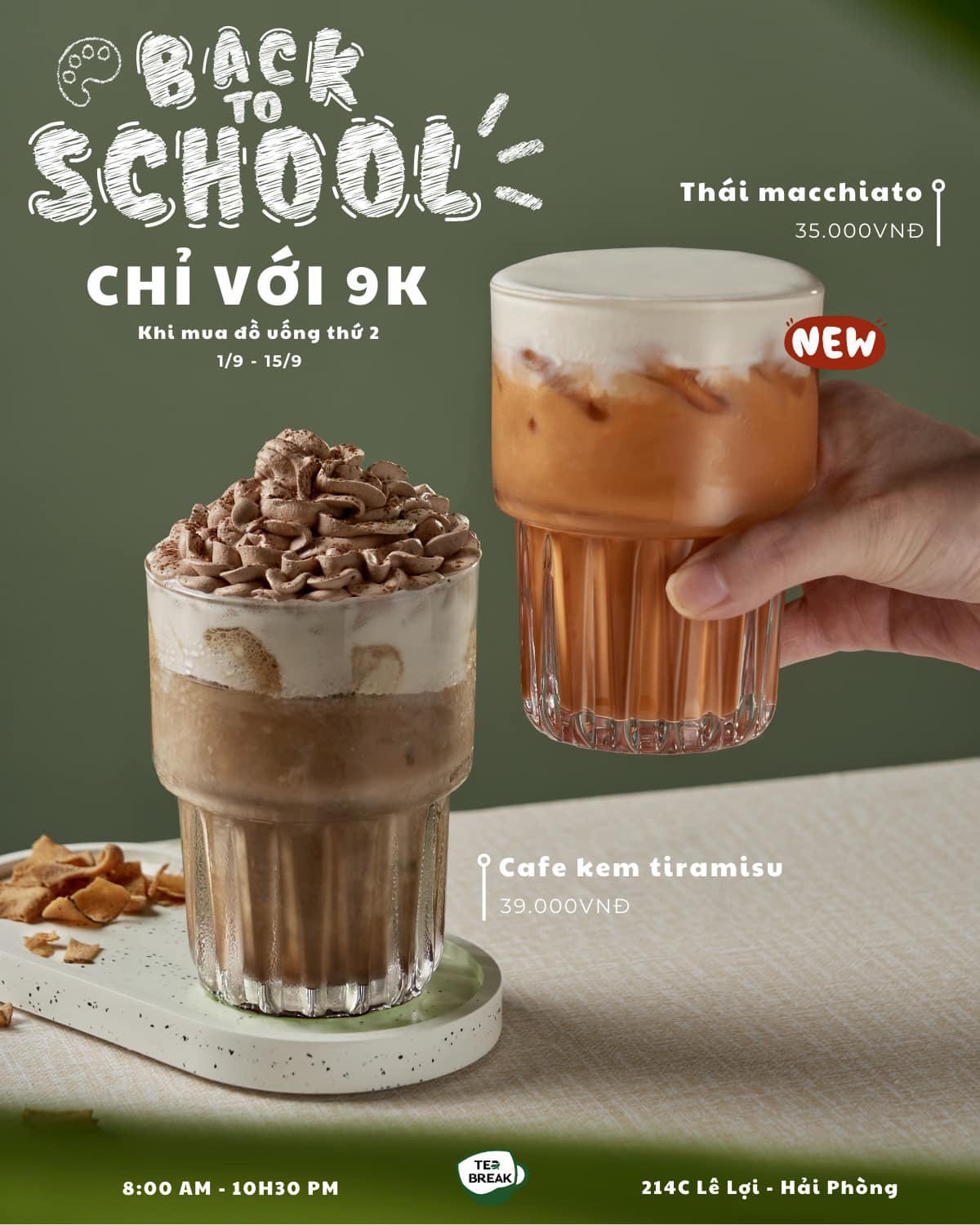 TEA BREAK HP - Trà Sữa Olong Đậm Vị