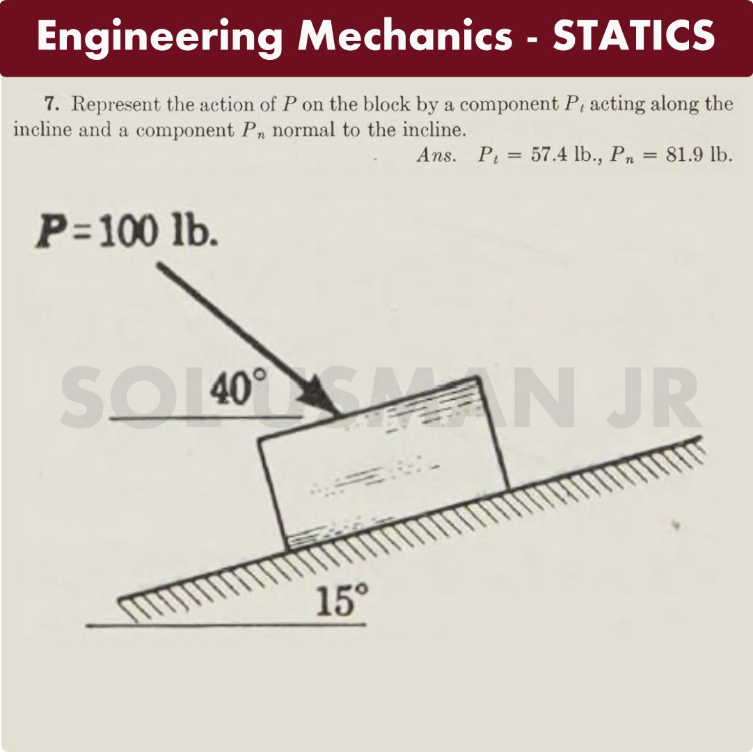 Sol - Mechanics - Statics (Meriam) - - - SUBSCRIBE: bit.ly/2LsojbN ...