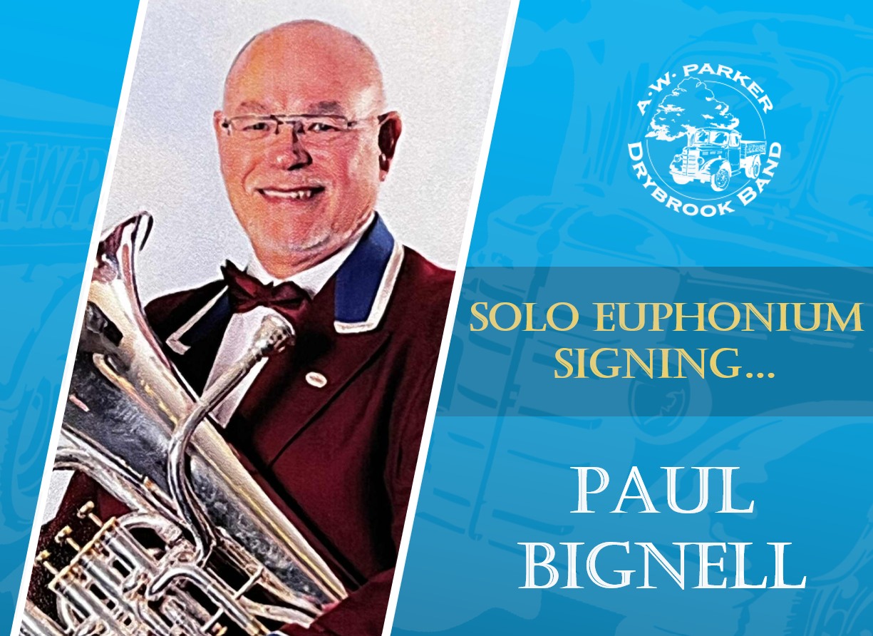A W - 🚨SOLO EUPHONIUM SIGNING - PAUL BIGNELL🚨 We're very pleased to ...