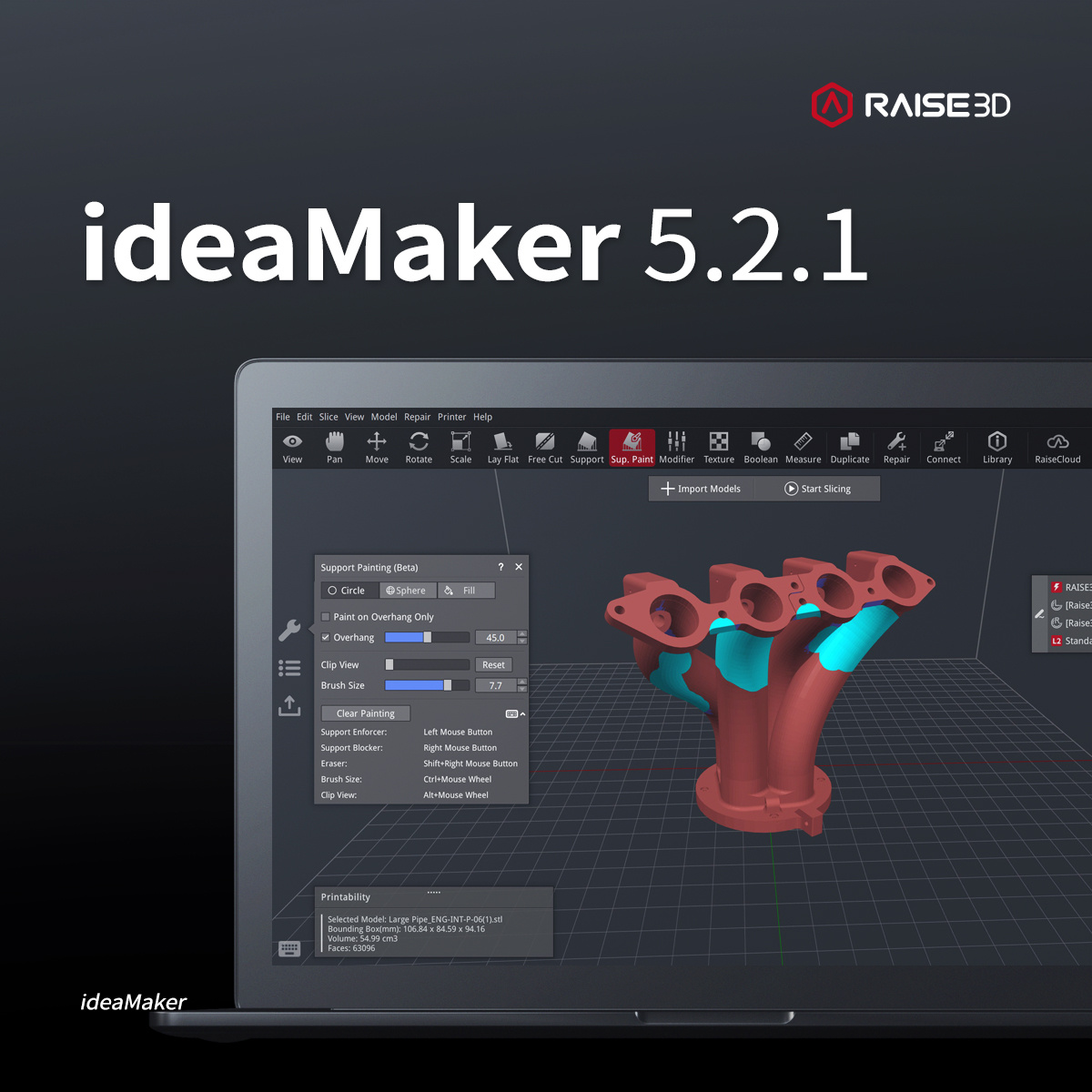 Raise3D - ideaMaker 5.2.1 is now live! The latest update brings the new ...